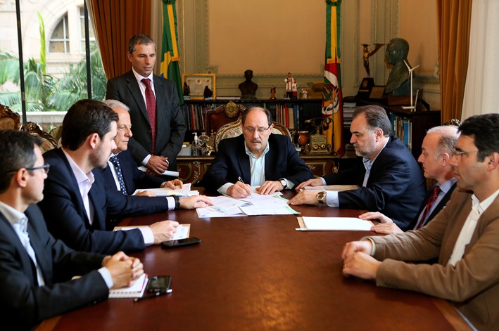 Governador José Ivo Sartori se reuniu com o Gabinete de Gestão da Segurança