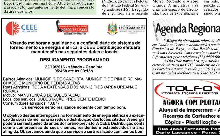 Serviço foi anunciando no jornal da última terça-feira (18) e o cancelamento foi feito sem aviso prévio