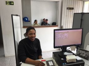 Delaine Valente foi uma das piratinienses que fez o recadastramento biométrico