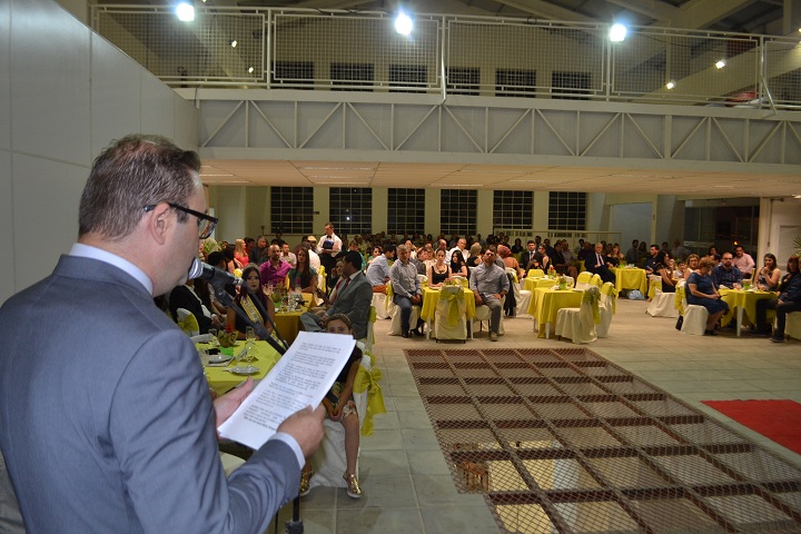 O diretor do TP, João André Lehr, demarcou em seu discurso, o papel do evento e do jornal no contexto regional