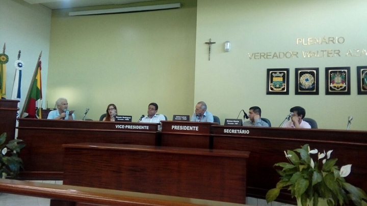 Debate, proposto pelo vereador Jaime Lucas, teve a presença do prefeito Zé Antônio 