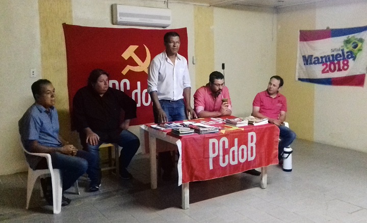 PCdoB inaugurou sede e lançou Caio Ferreira