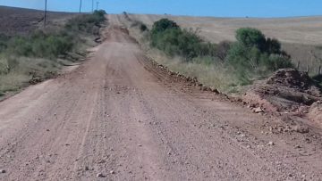 Estradas receberam camada de cascalho