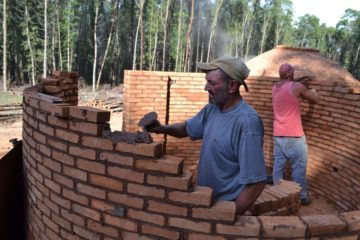 Estão sendo construídos 40 fornos