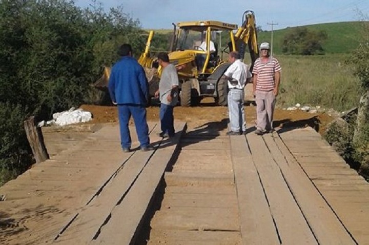 Acesso a ponte recebeu os reparos necessários