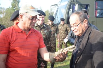 Prefeito Renato também apresentou o instrumento ao coronel Marques
