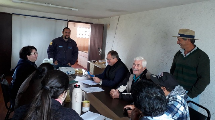 Treinamento aconteceu na sede da Emater em Hulha Negra