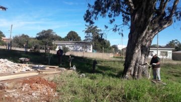 Estruturas em ferro para nova sala de aula já estão sendo feitas pela empresa