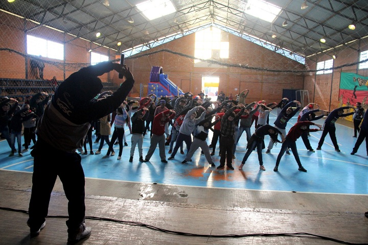 Em Candiota, atividade ocorreu no ginásio Dario Lassance