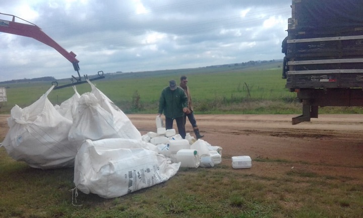 Coleta aconteceu em diversos pontos da zona rural e urbana