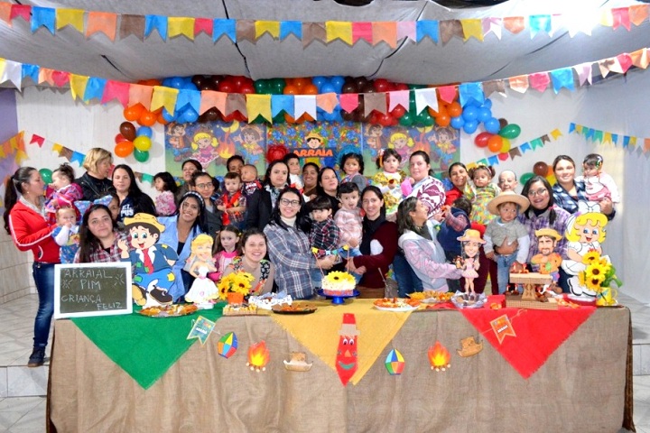 Festa reuniu as famílias do PIM e Criança Feliz