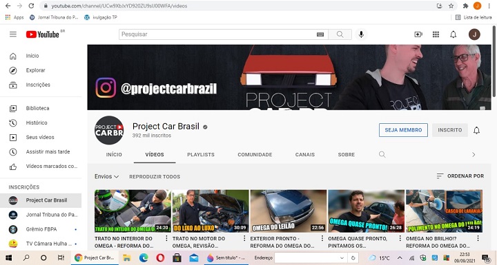 Project Car Brasil: de vídeos caseiros em Candiota a cerca de 400 mil  inscritos no canal - Jornal Tribuna do Pampa
