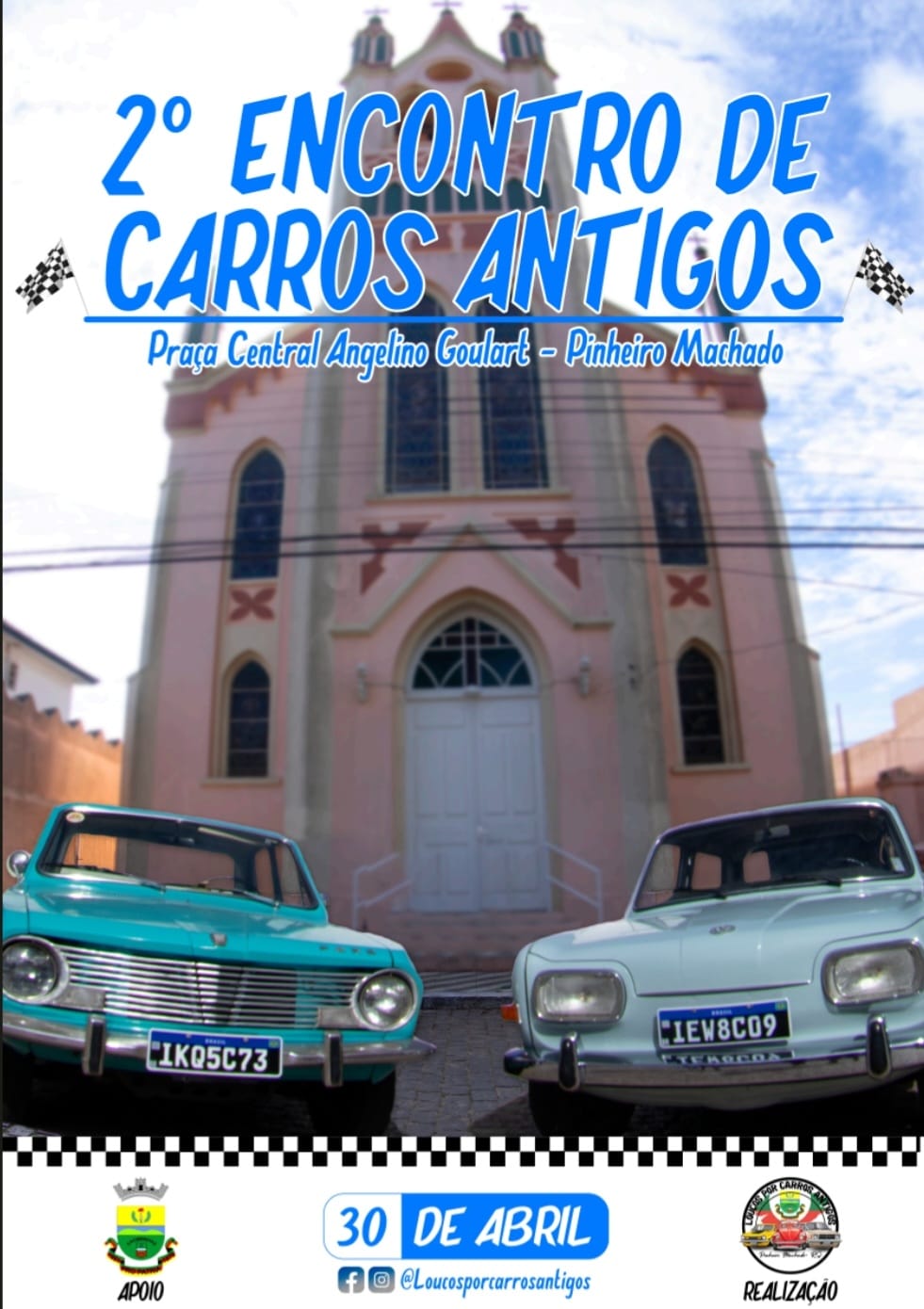 Confirmados cerca de 150 carros no 2º Encontro de Antigos de Pinheiro